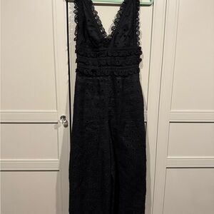 Black Lace Jumpsuit